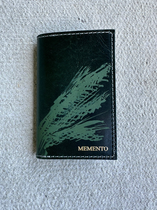 The Classic Card Case handpainted- Conceria Puccini Maremma “Fern”