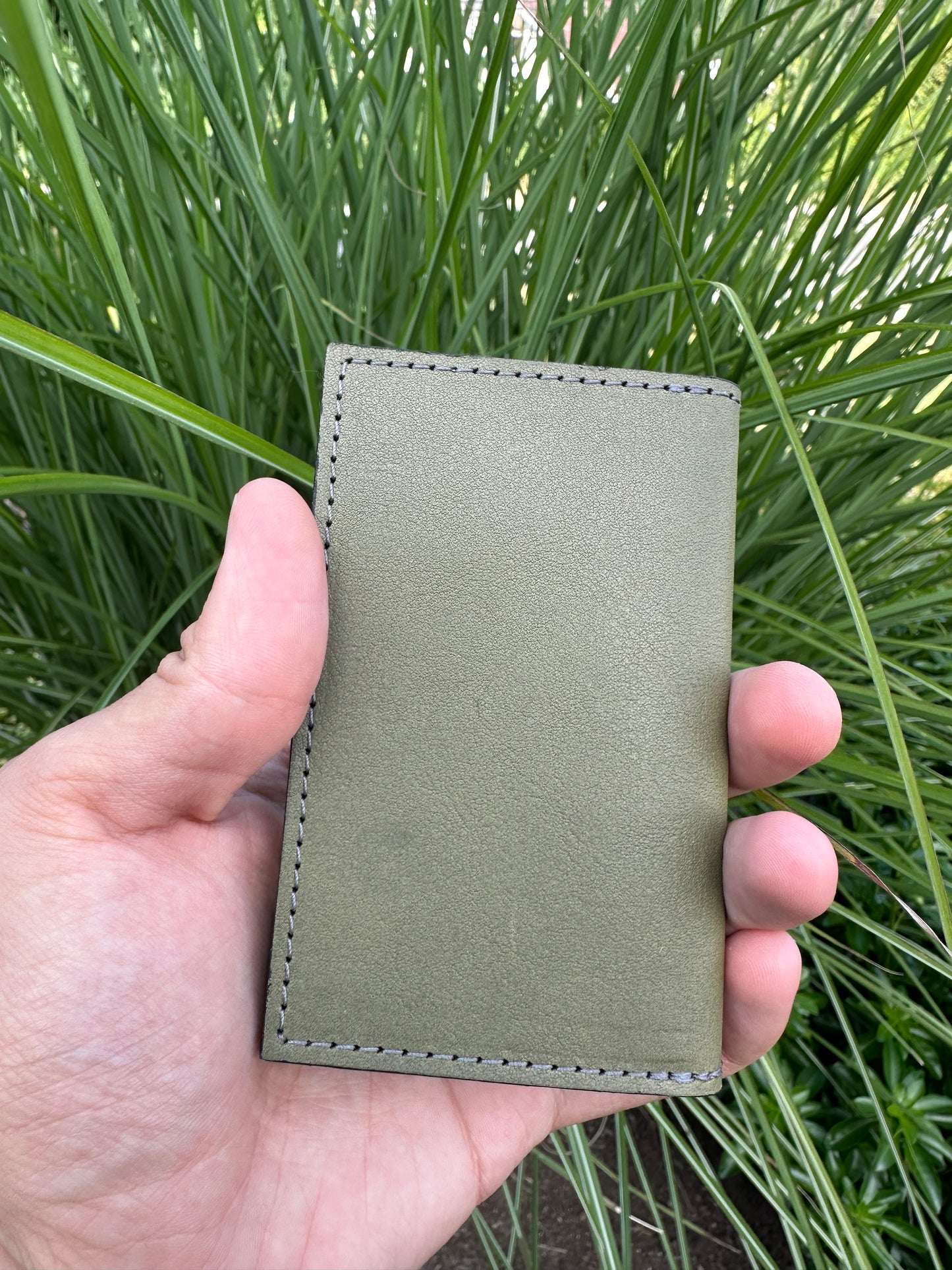 The Classic Card Case- Conceria Puccini Koala “Matcha Green”