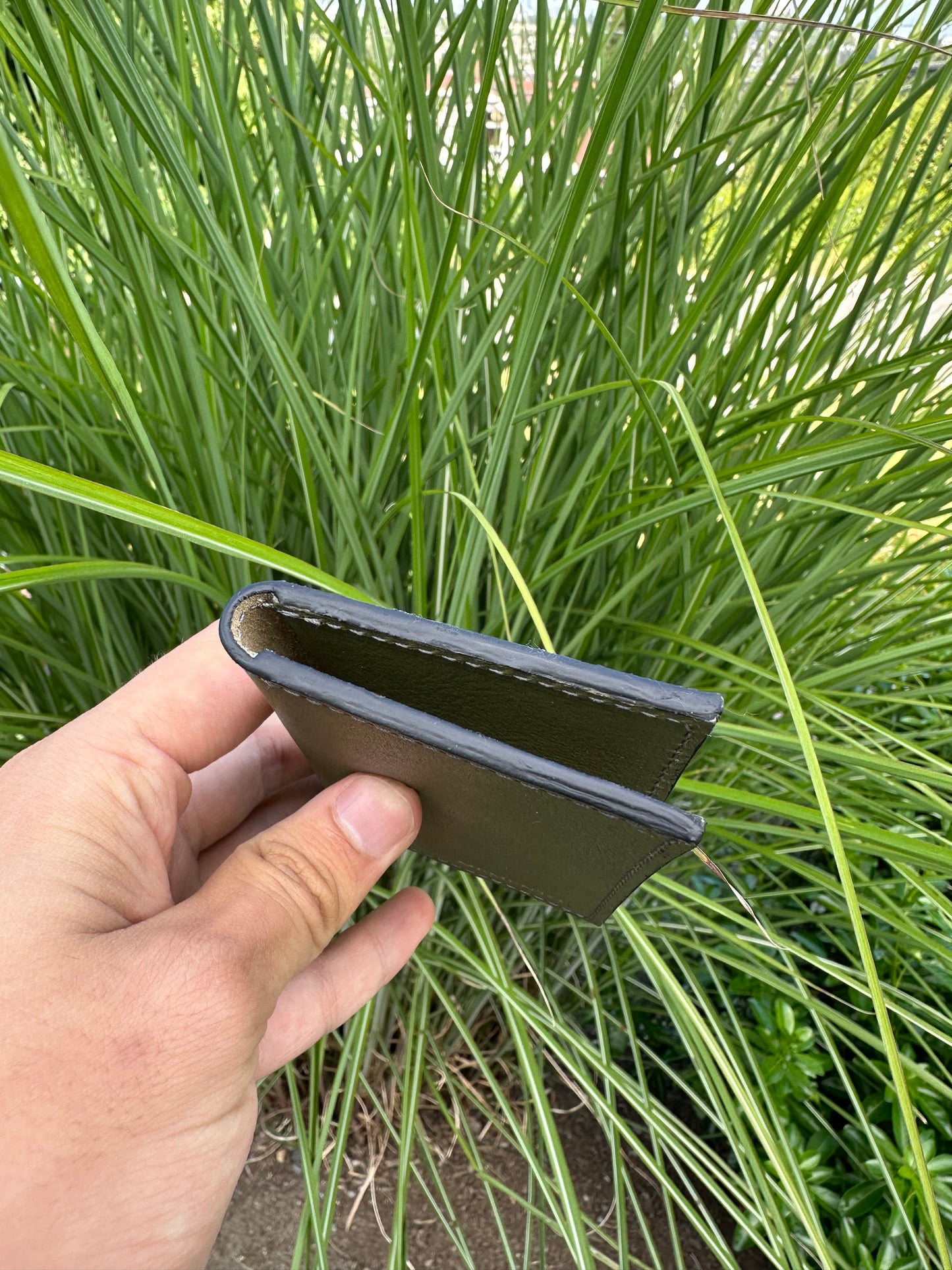 The Classic Card Case- Conceria Puccini Koala “Matcha Green”